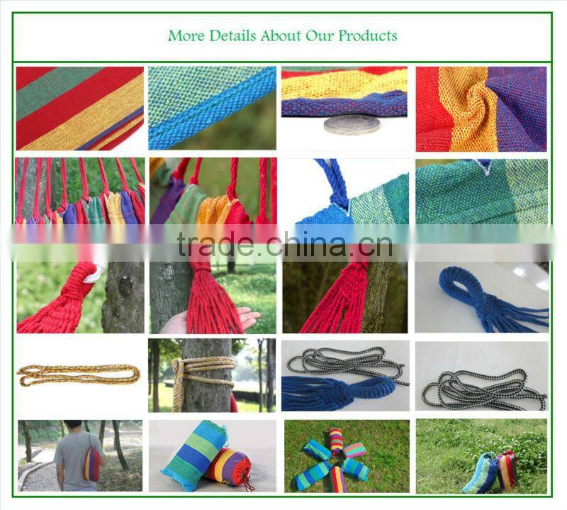 swinging outdoor hammock