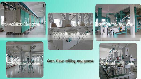 high quality 100t European standard middle scale grain milling equipment in Zambia