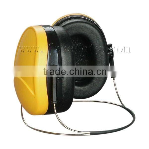 Neck type safety helmet earmuff