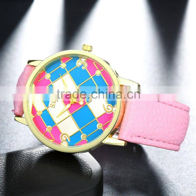 Import china goods pink watches wrist watch