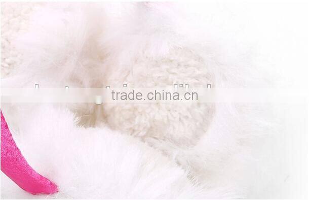 Children and baby thermal ear cover plush earmuffs with diamonds