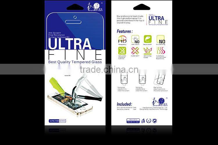 high quality anti shock 0.3mm tempered glass screen protector for lg optimus g