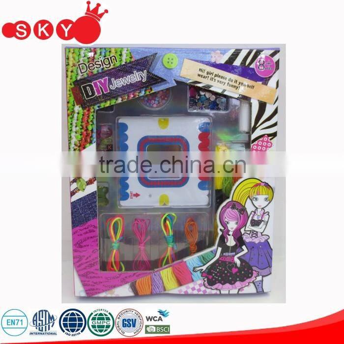 Wholesale Girls DIY Plastic Bracelet Bead toy princess necklace