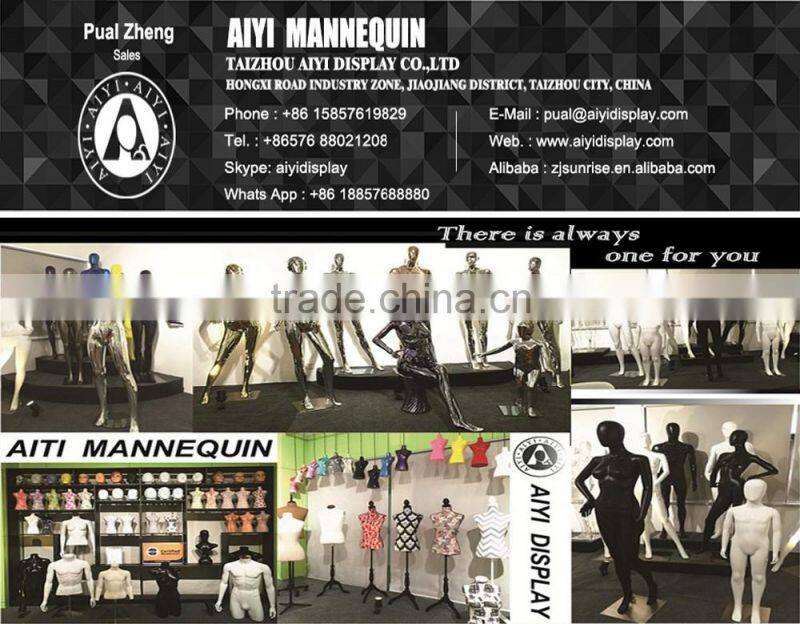 Standard glossy sexy full-body male apparel mannequins