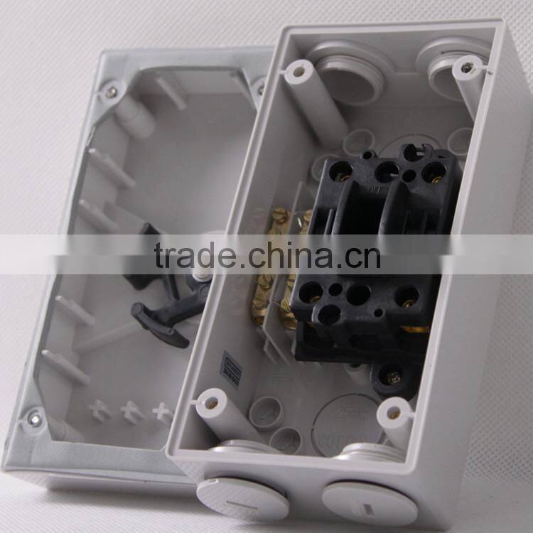 waterproof single, double and triple pole dc isolating switches