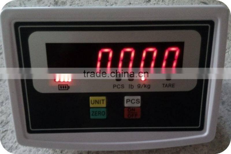 2016 laest Hot Selling 4 Key Stainless Weight Indicator /steel price weighing indicator