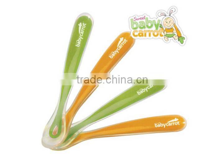 silicone spoon for baby ,baby feeding spoon,infant kids children silicone spoon