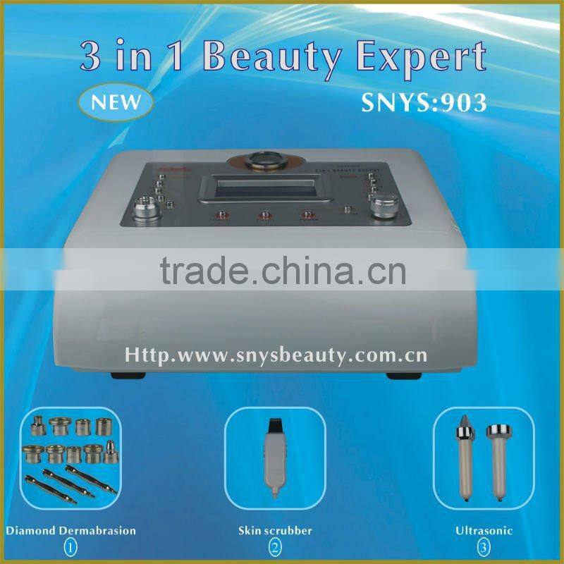 3 in 1 Microdermabrasion +Skin scrubber+Ultrasonic (SNYS-903)
