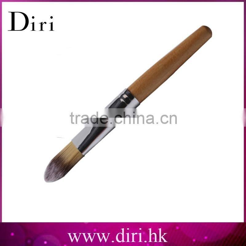 High Quality Black Brown Beauty Foundation Brush Wood Handle Makeup Brush