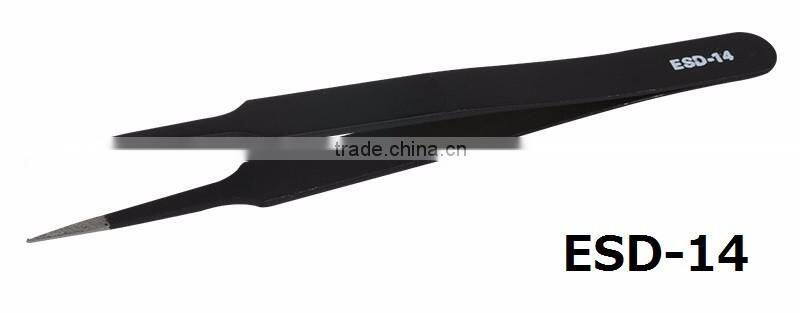 Static electricity and rust are stopped "Eyebrow Tweezers"