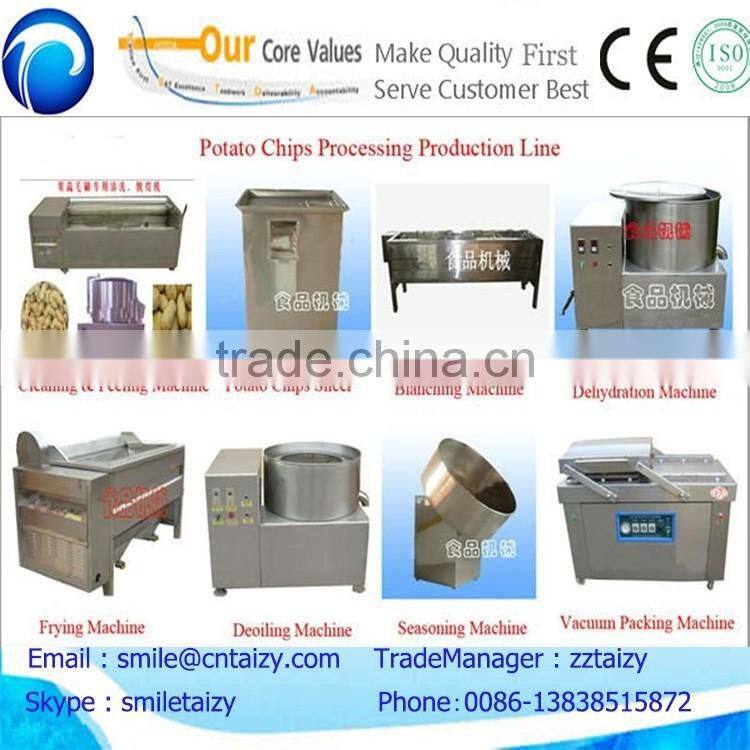 potato chips making machine/small scale potato chips production line