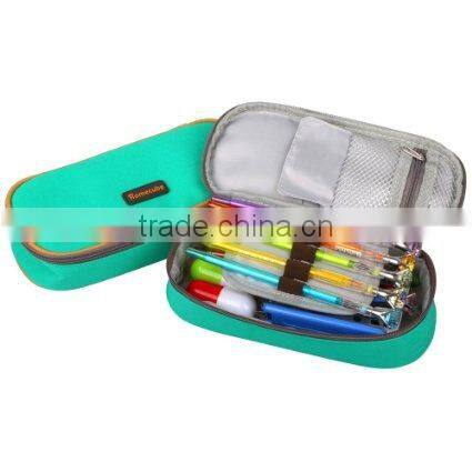 Customized Premium Quality Pencil Case with Compartments Three Colors