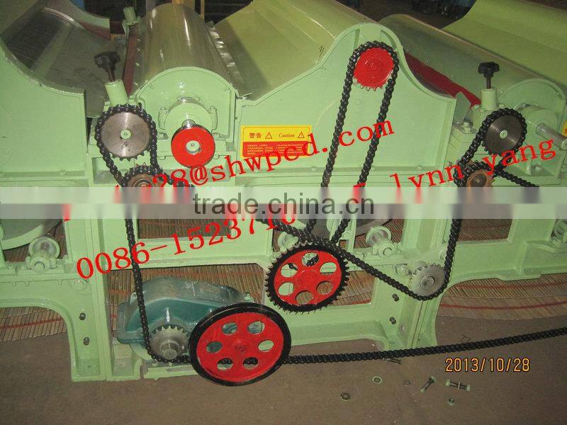 waste clothes recycling machine cotton cloth opening machine