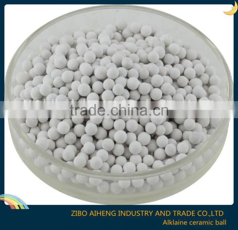 Alkaline ceramic ball