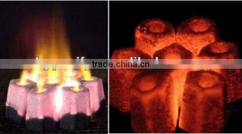 Hongye supply Manufacture supply BBQ charcoal/high temperature machine-made charcoal