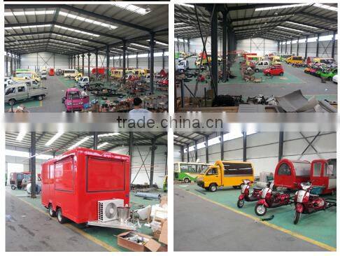 Made In China Mobile Ice Cream Cart Hot Sale Customized Logo Street Fast Food Trailer