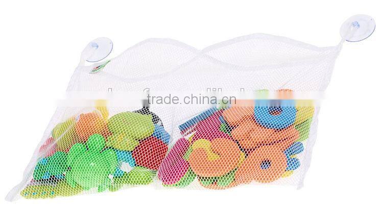 Bath Toy Organizer for Baby Boys and Girls with 2 Strong Suction Cups