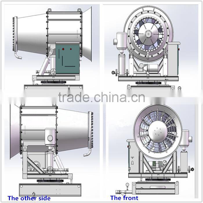 Dust removing equipment air assisted sprayer