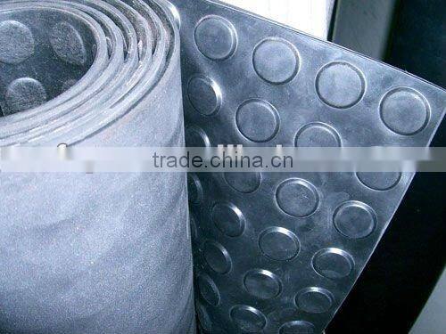 balck 3mm coin rubber/round studded rubber floor mats