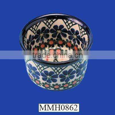 blue porcelain stoneware ramekin