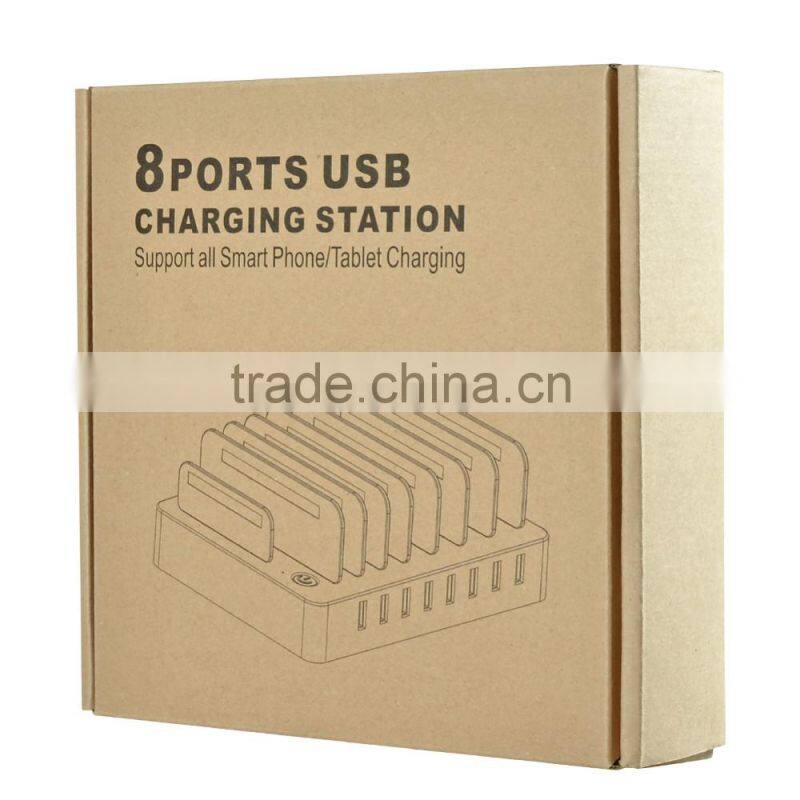 High Speed Best Selling Smart Digital Power Quick Charging Charger With 6 Ports Sundial