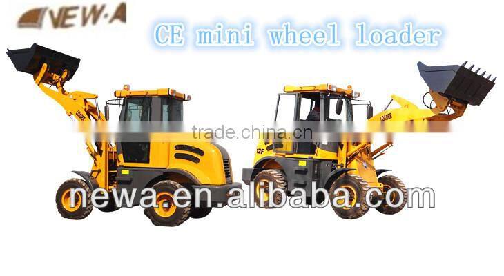 2016 new model 1.2ton mini wheel loader