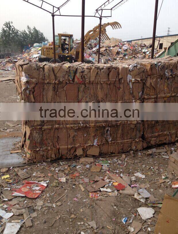 Hydraulic horizontal semi-automatic baler machine for scrap paper, cardboard, plastic YB3-80T
