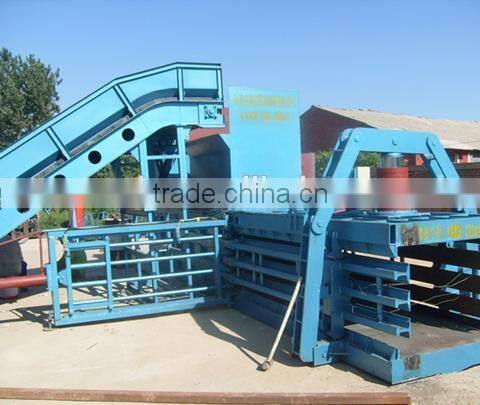 Hydraulic horizontal semi-automatic waste paper baler machine, bailing press machine XS2-100T