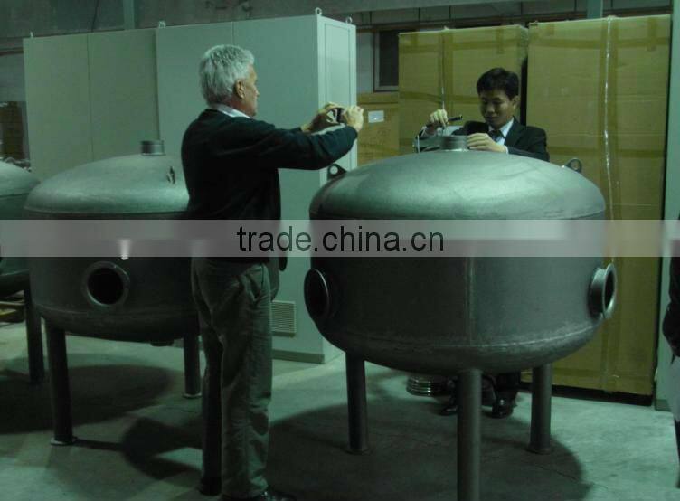 Water treatment system quartz sand filter