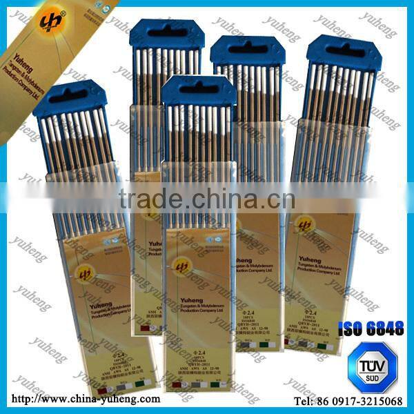 WZ8 Sharpen Tungsten Electrode Zirconiated Tungsten Electrodes 1.6mm Welding Electrode