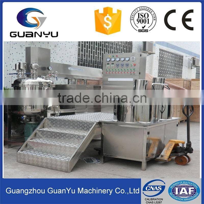 2017 hot sales 200L Vacuum emulsifying mixing machine for cosmetics production