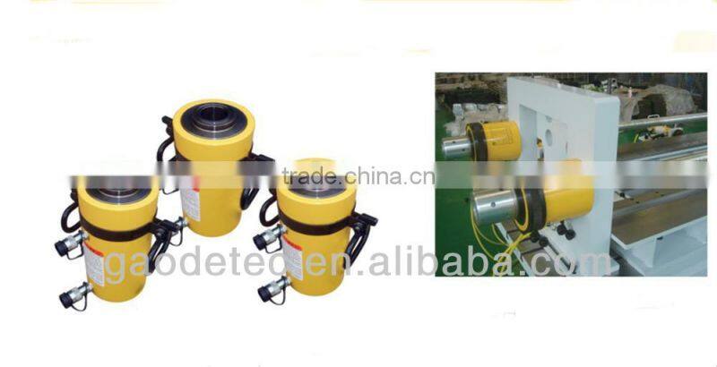 Double Acting Relief Valves Hollow Plunger Compact Hydraulic Jack