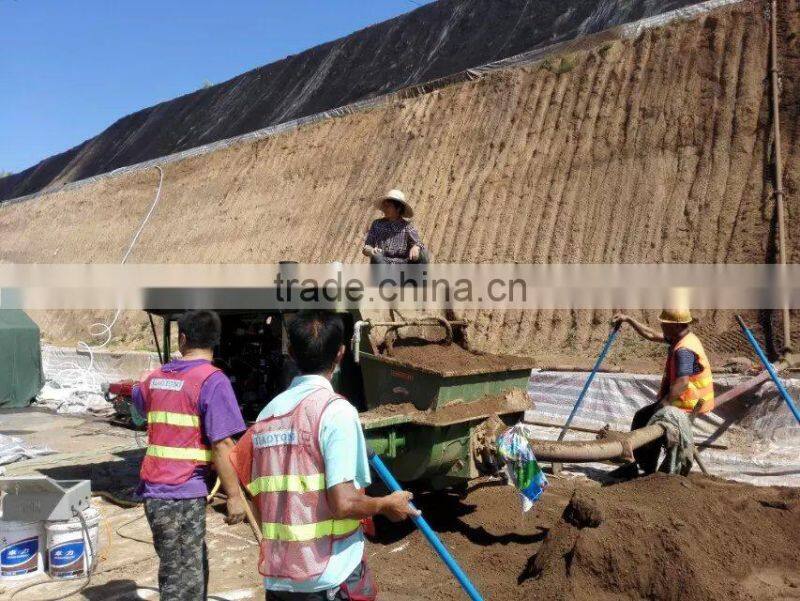 highway slope green grass seeds planting machine