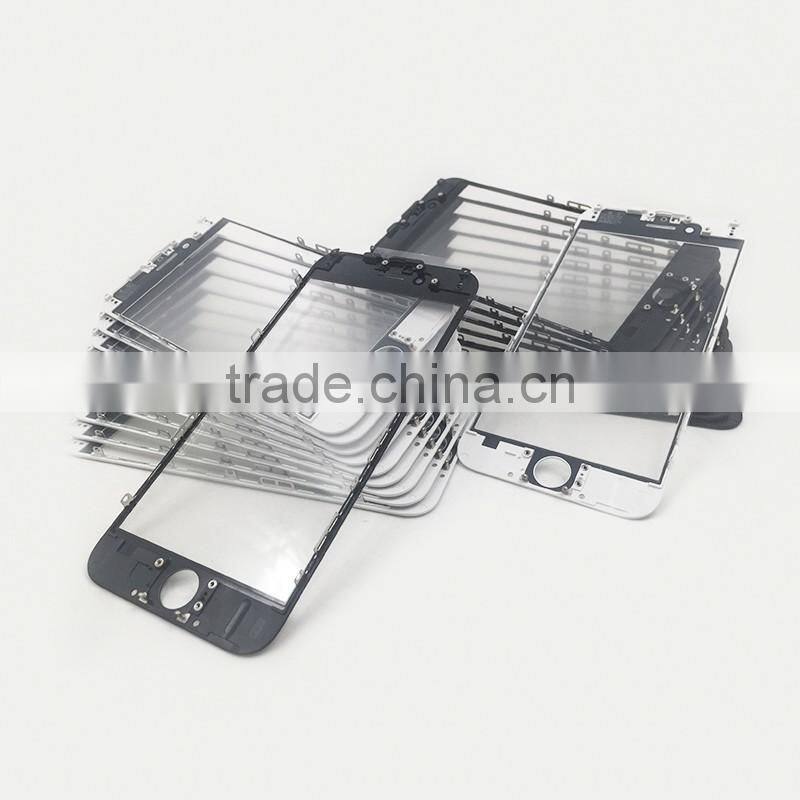 2017 Factory supply quality 3 in 1 Assembled cold press glue frame glass with oca assembly for iphone 7