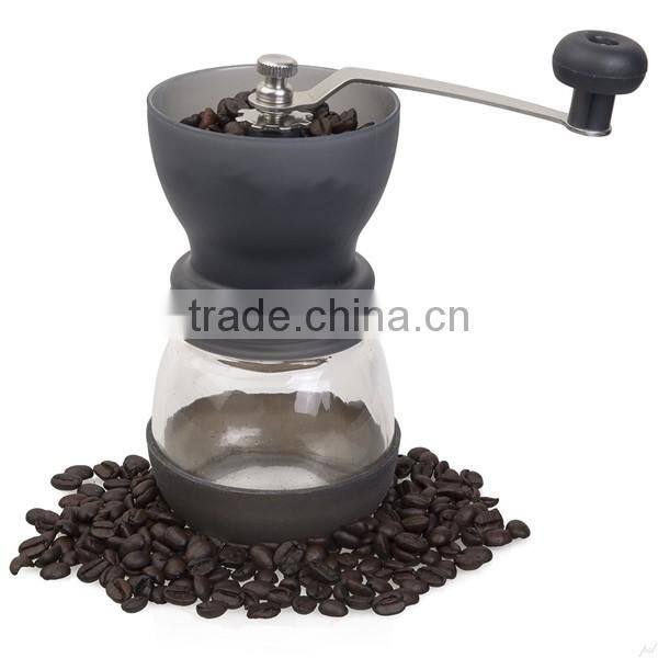 Manual Ceramic Burr Coffee Grinder