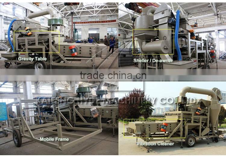 5XZF Mobile combined soybean seed cleaner for Beans cleaning