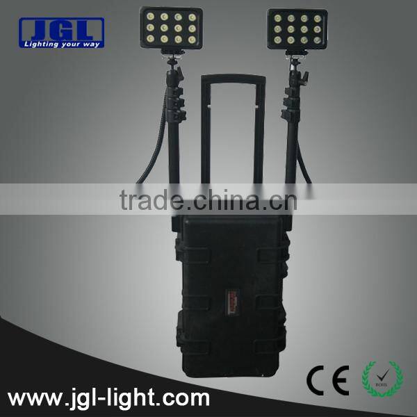 Guangzhou portable power source ems police equipment RLS-72w portable led remote area lighting system military police equipment