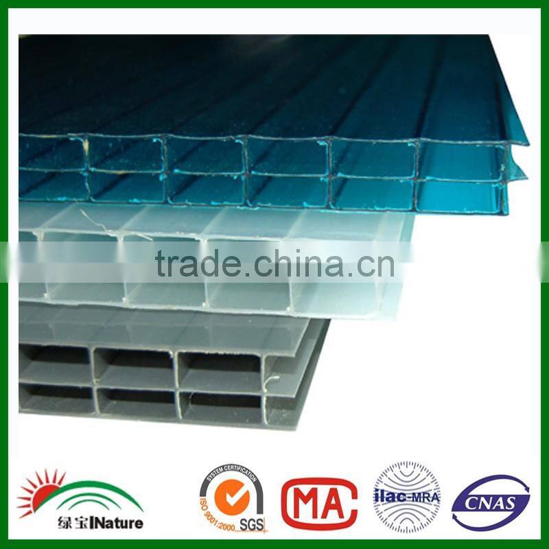 Makrolon polycarbonate sheets& 2016 Pc hollow sheet twin-wall pc panel honeycomb sheets