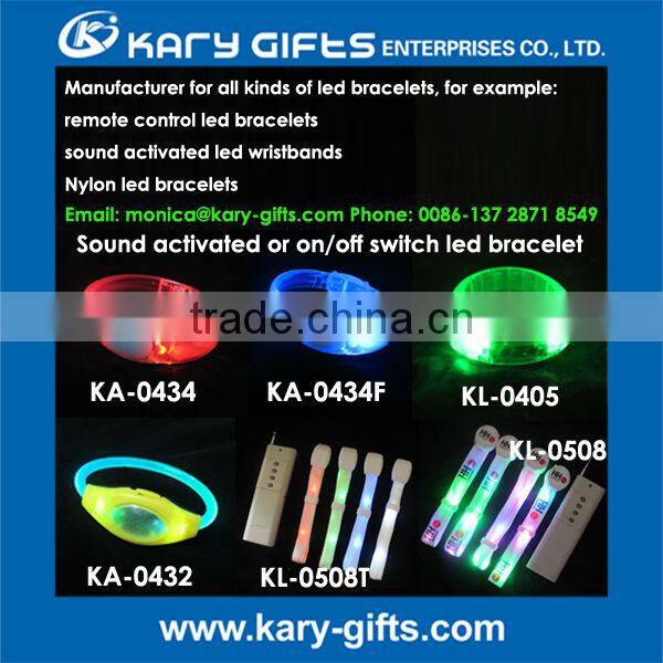 Led Wristband,Led Activated By Voice,Sound Active Lights