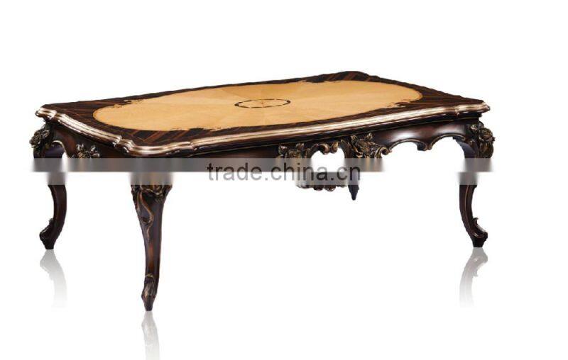 Animal Design Small Round Coffee Table, Antique French Design Small Side Table