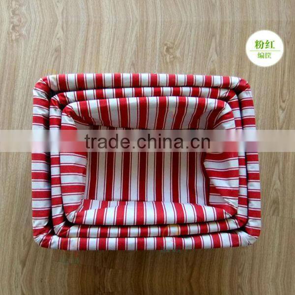 2014 new design natural wicker basket liners with handles