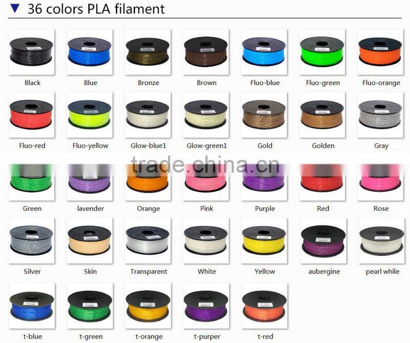 3D Printer Filament 1.75MM PLA filament for 3D printer