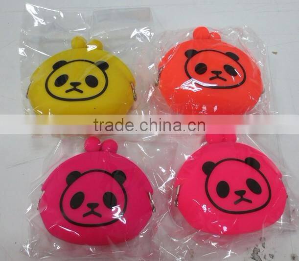 Bear shape silicone wallet