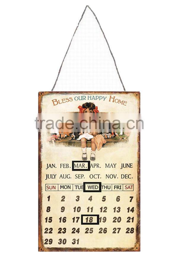 Square Metal Decorative Plauqes Cheap Plaques Tin Sign Metal Sign