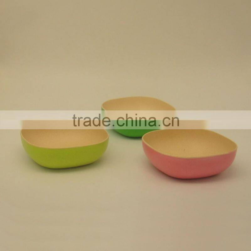 bamboo fiber bio and eco small round bowl