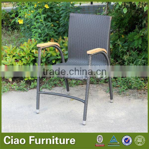 Garden rattan dinner table set 4 chairs