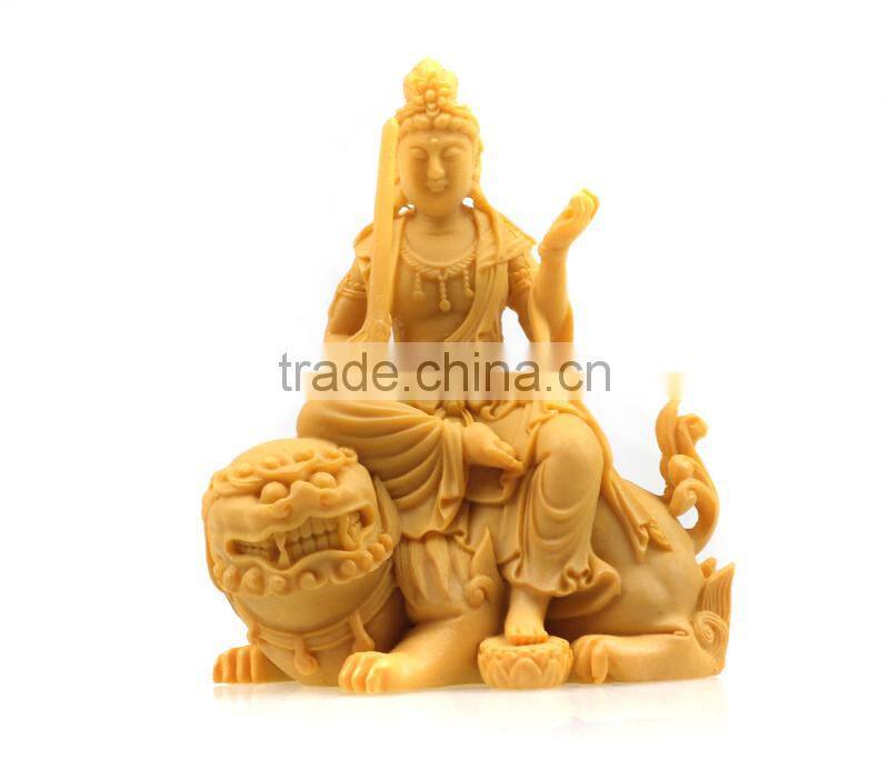 Ployresin Antique Gold Laughing Buddha Statue For sale