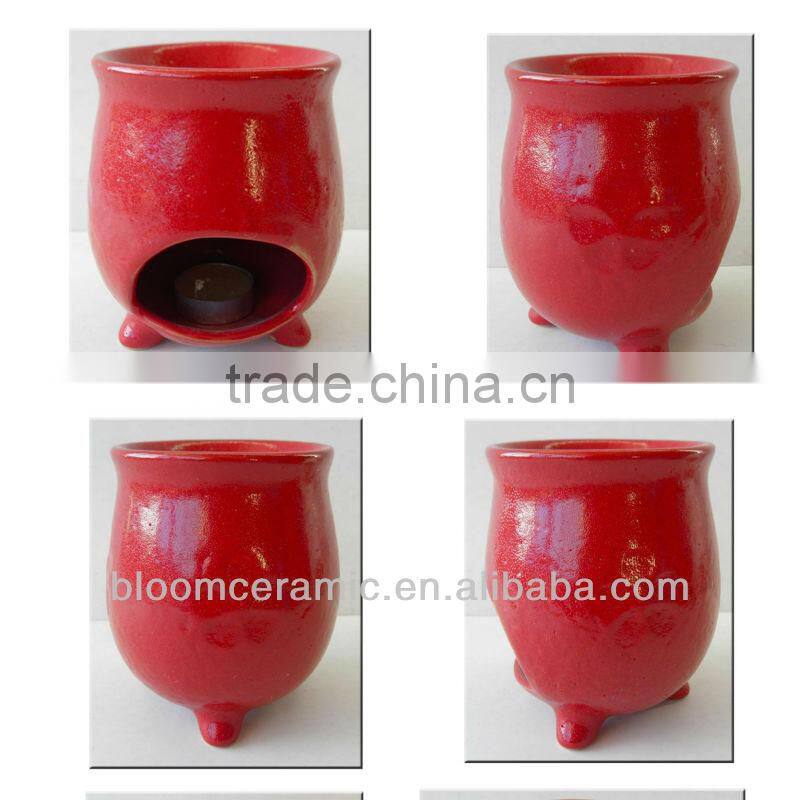 Household decor ceramic fancy aroma lamp