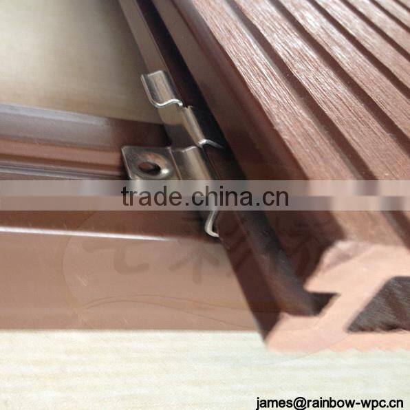 Bifrost wpc Factory sale outdoor wpc decking clip, stainless steel clips, plastic clips