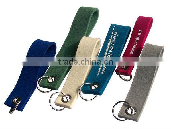 2017 fashion new nonwoven polyester felt custom print design your own key tag hotel room promotion gift OEM ODM China factory